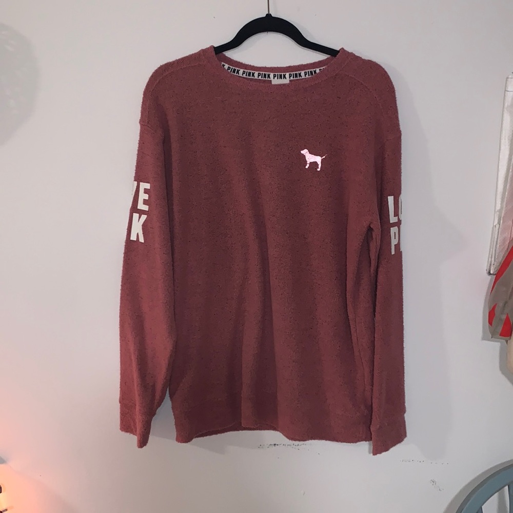 Victoria’s Secret PINK Crewneck Terry Sweatshirt